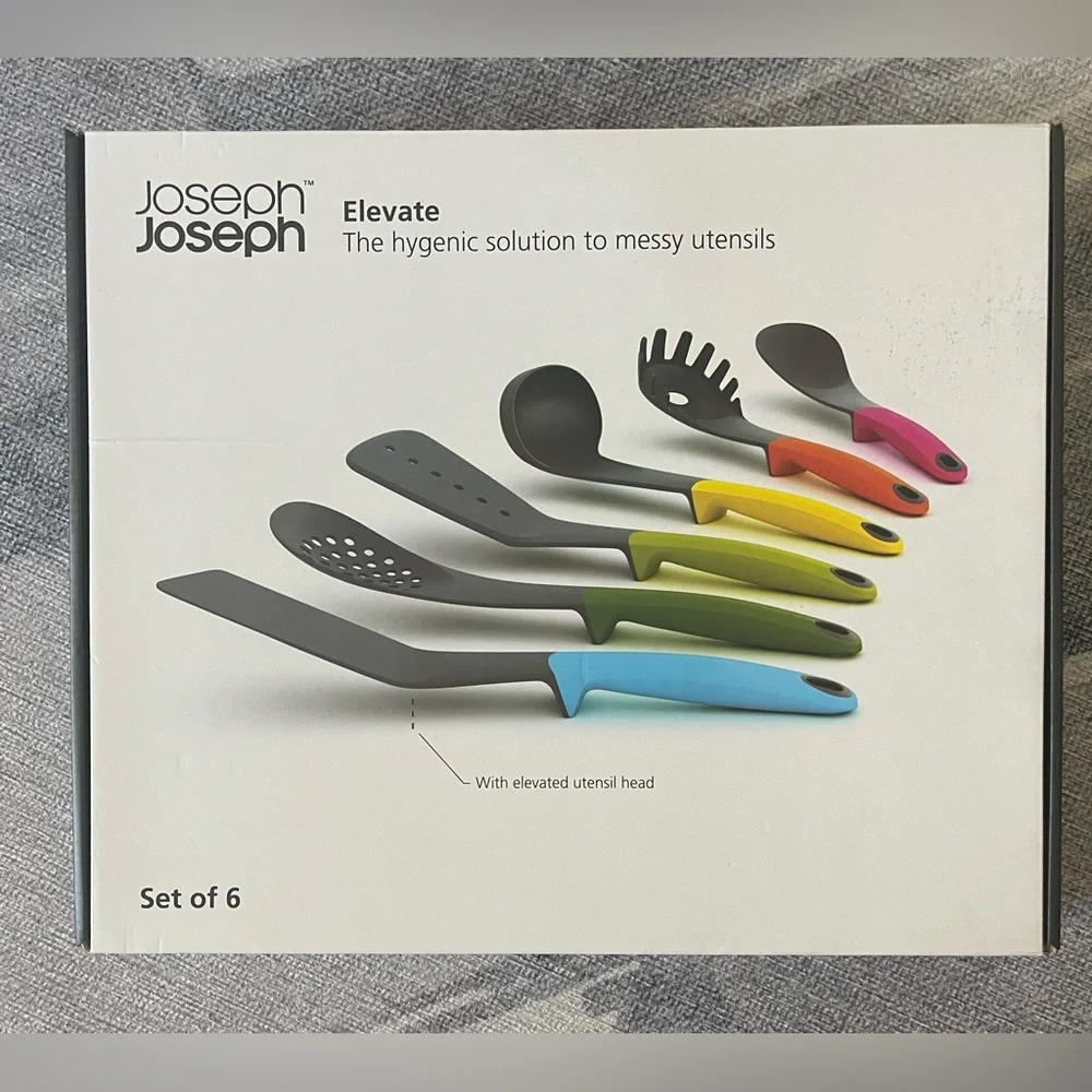Joseph Joseph Elevate 6-Piece Multicolor Kitchen Utensil Set - Picture 1 of 3